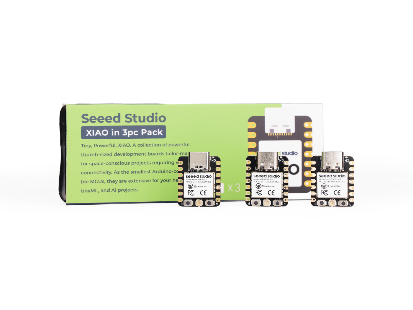 3PCS Pack XIAO ESP32C3 Mini De - огляд і ціна Espressif Esp32