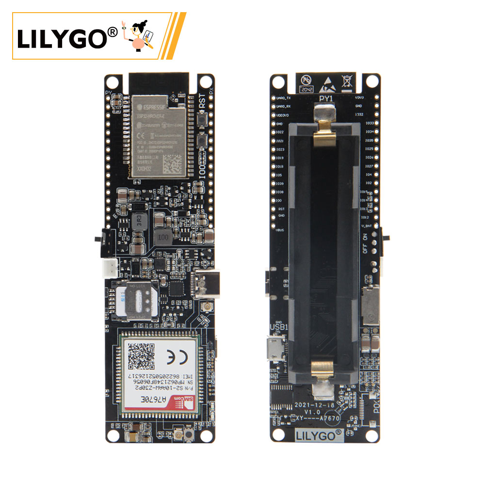 LILYGO® TTGO T-A7670G/E/SA R2  - огляд і ціна Esp32 Wifi Bluetooth Module