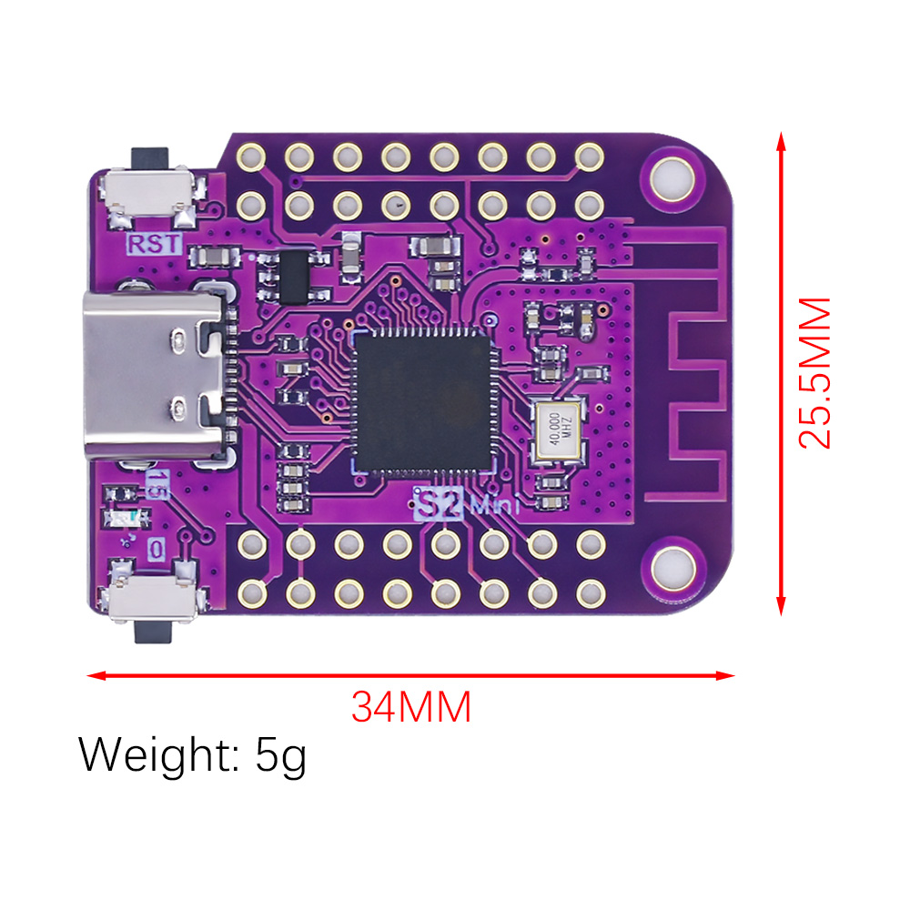 S2 Mini V1.0.0 WIFI IOT Board  - огляд і ціна Esp32 S2