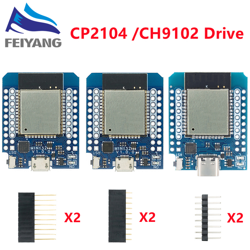 For Wemos Mini D1 ESP8266 ESP3 - огляд і ціна Espressif Esp32