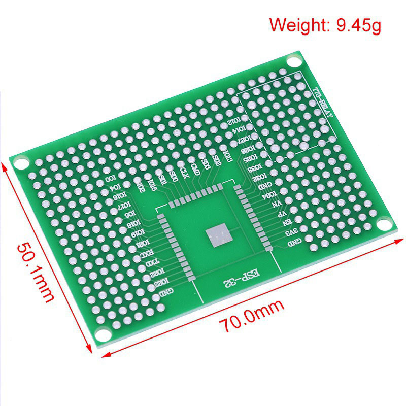2~100Pcs 5X7 Double Sided Tin  - огляд і ціна Esp8266