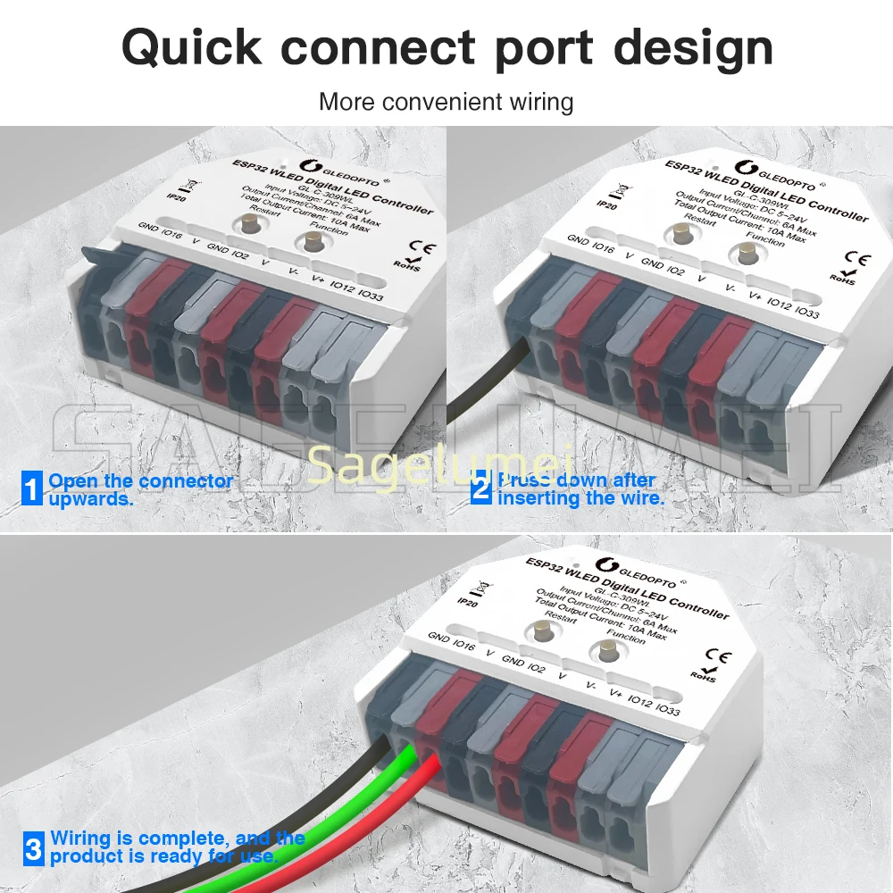 DIY GLEDOPTO ESP32 Mini WLED L - огляд і ціна Espressif Esp32