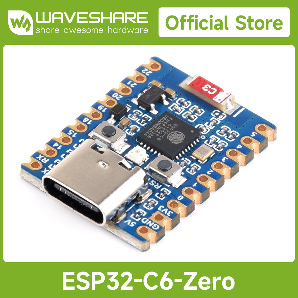 Waveshare ESP32-C6 Mini Develo - огляд і ціна Espressif Esp32