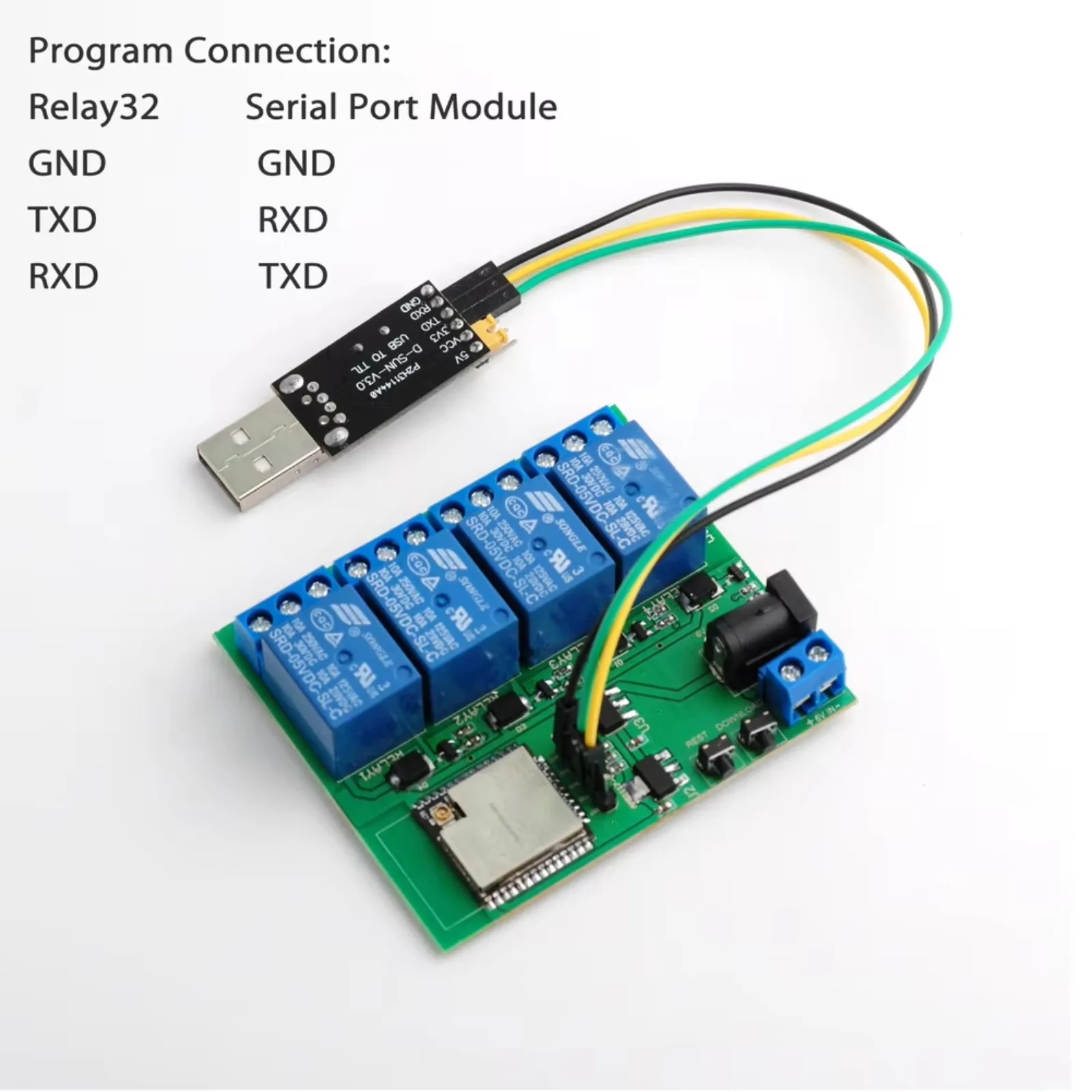 ESP32 4 Channel Wireless Relay - огляд і ціна Espressif Esp32
