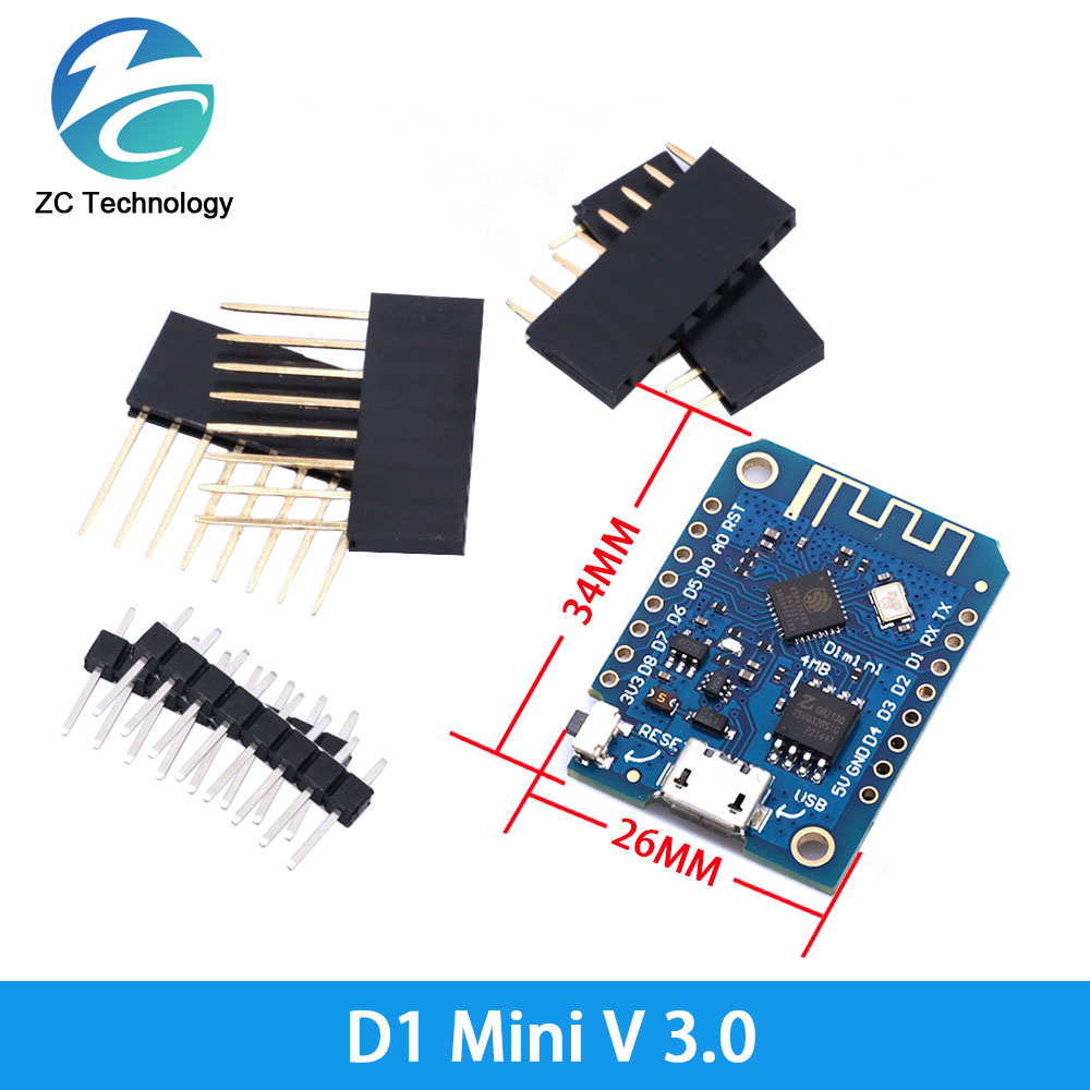 D1 Mini ESP8266 ESP-12F CH340G - огляд і ціна Esp8266 Nodemcu