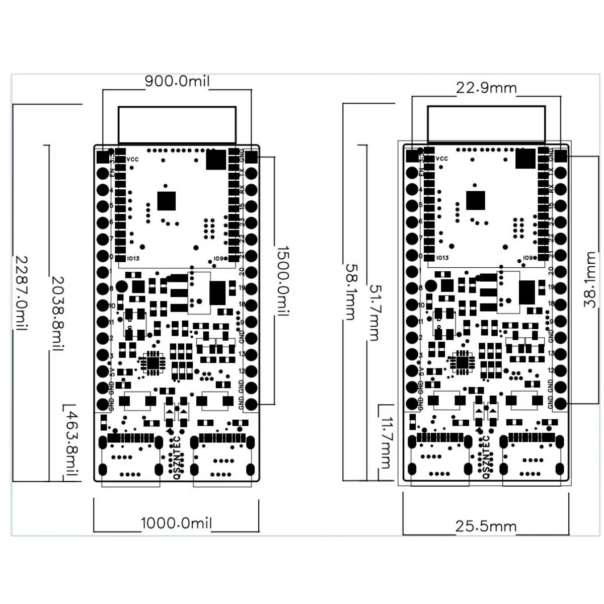 ESP32-C6-DevKitC-1 ESP32-C6 Co - огляд і ціна Esp32 S2