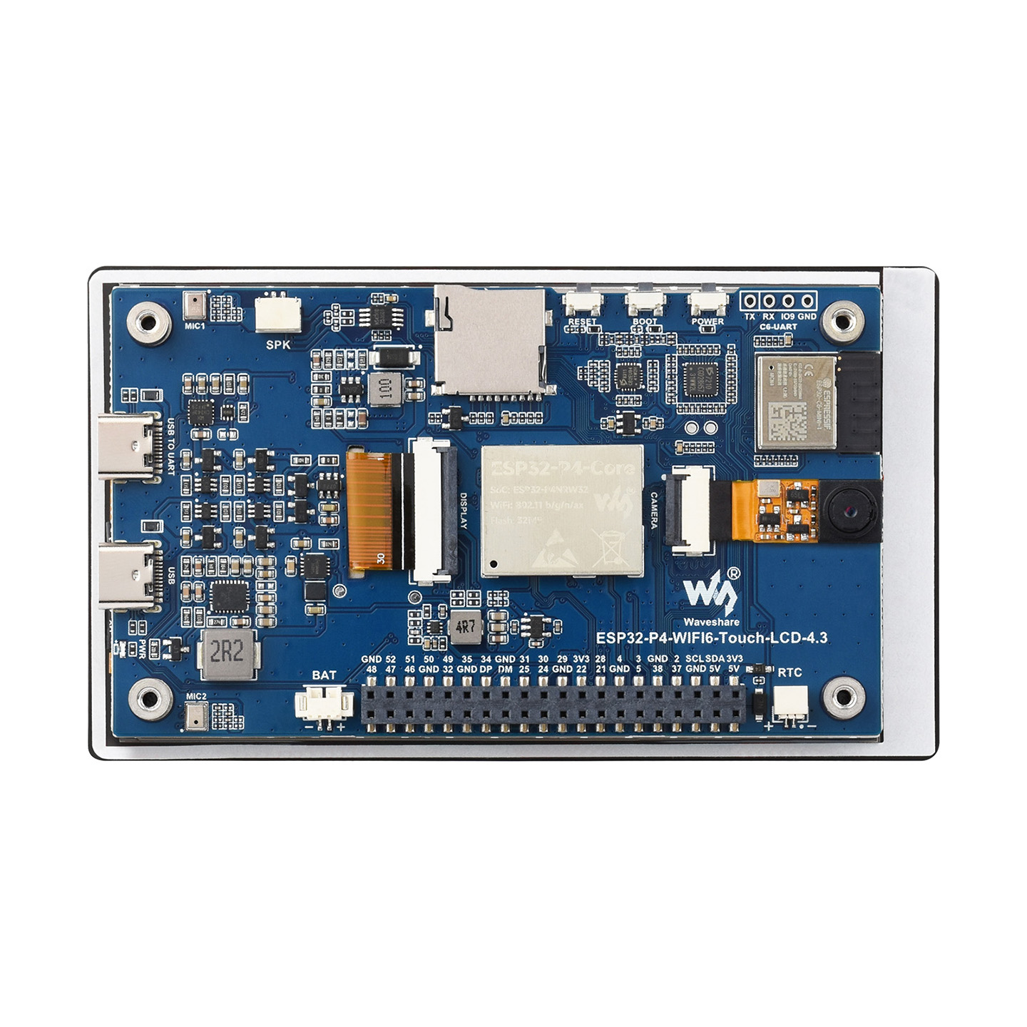 Waveshare ESP32-P4-WIFI6 4.3in - огляд і ціна Esp32 Development Board