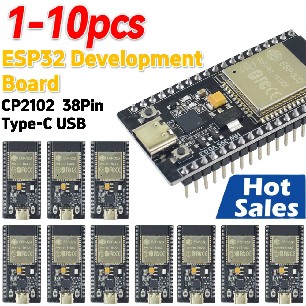 1-10PCS ESP32 Development Boar - огляд і ціна Esp32 Wifi Bluetooth Module