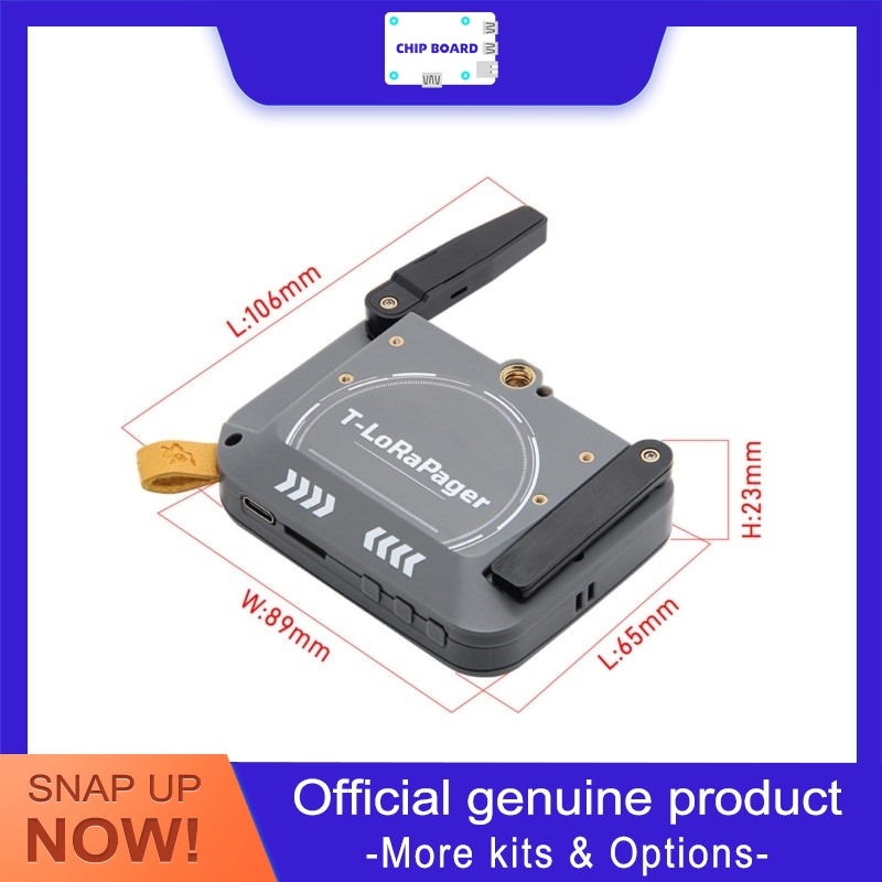 LILYGO T-LoRa Pager Handheld C - огляд і ціна Esp32 Uart Module
